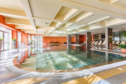 Stylish studio just 70 meters from the beach in a unique 5⭐ resort complex – Sunny Beach