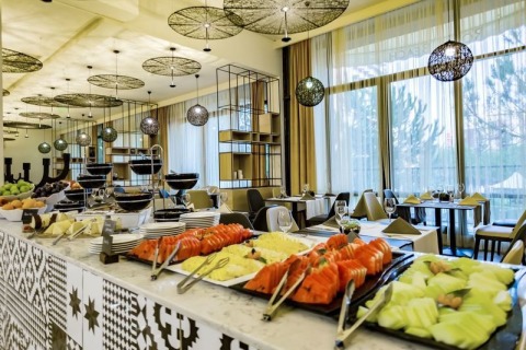 Stylish studio just 70 meters from the beach in a unique 5⭐ resort complex – Sunny Beach