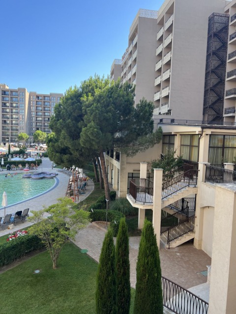 Stylish studio just 70 meters from the beach in a unique 5⭐ resort complex – Sunny Beach