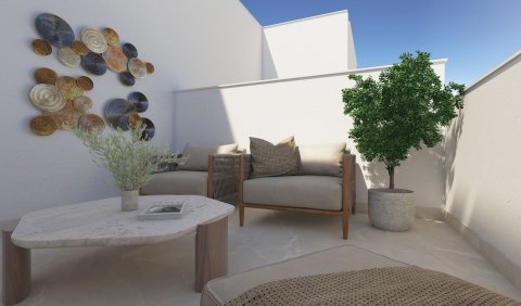 Exclusive townhouses → 150 m from golf, private terraces → La Cala de Mijas
