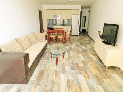 three-room apartment with sea view, two bathrooms, right on the beach, Byala