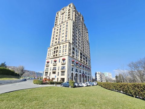 2-room apartment with panoramic sea views in Lazuren Bryag