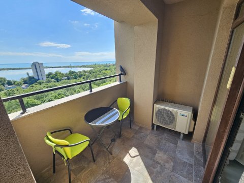 One-room apartment with panoramic sea view in the "Azure Beach" residence, Burgas, Zornica district