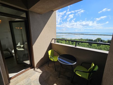 One-room apartment with panoramic sea view in the "Azure Beach" residence, Burgas, Zornica district