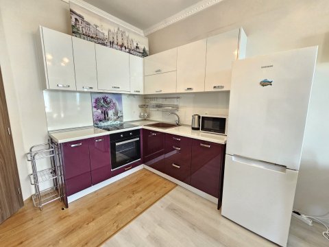 One-room apartment with panoramic sea view in the "Azure Beach" residence, Burgas, Zornica district