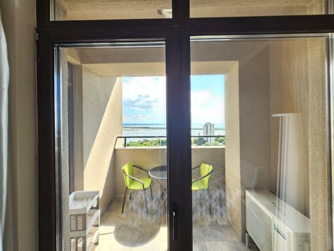 One-room apartment with panoramic sea view in the "Azure Beach" residence, Burgas, Zornica district