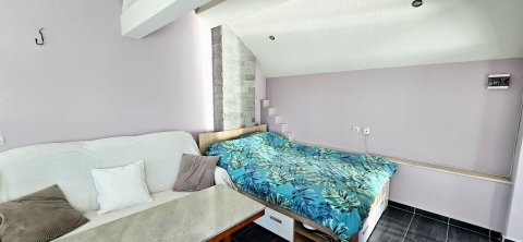 For sale a two-storey house with 3 bedrooms, a tavern and a garage near the center of Aytos