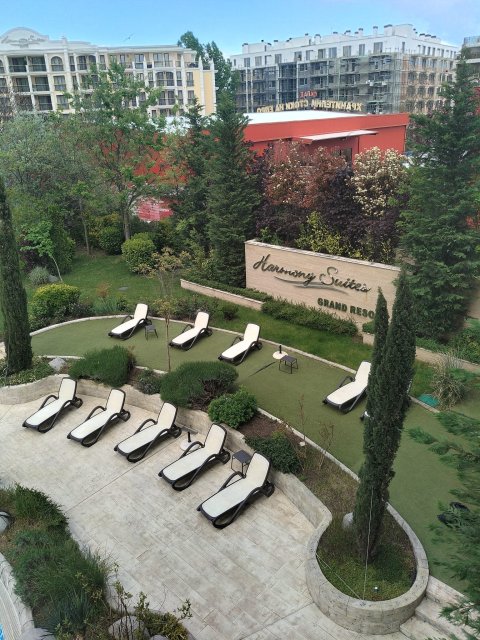 🌟 Beautiful luxury three-bedroom apartment in Harmony Suites Grand Resort, Sunny Beach 🌴