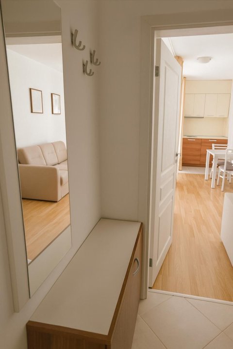 Элегантные апартаменты с одной спальней в комплексе Romance Marine — стиль, комфорт и приморская атмосфера в 400 м от пляжа.