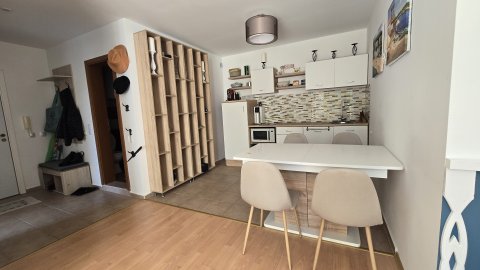 One room with new furniture at the Crown Fort Club