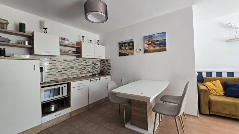 One room with new furniture at the Crown Fort Club