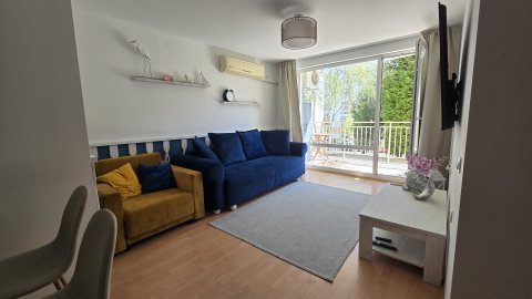 One room with new furniture at the Crown Fort Club