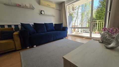 One room with new furniture at the Crown Fort Club