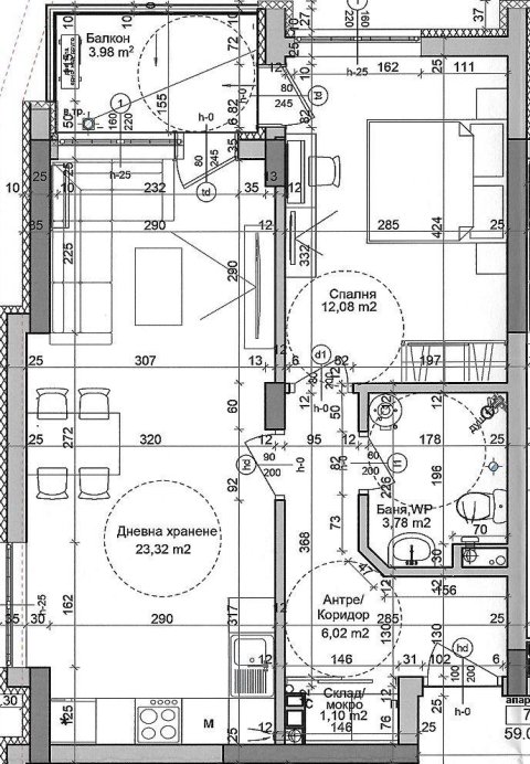 One-room apartment in Burgas!