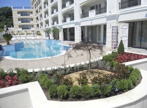 Large studio on the first line in the SPA complex in Pomorie
