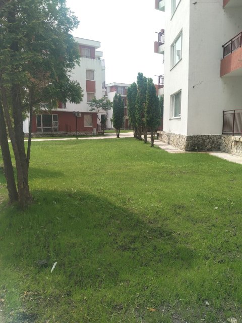 Spacious two-bedroom apartment in the first row to the sea in Privilege Fort, Elenite