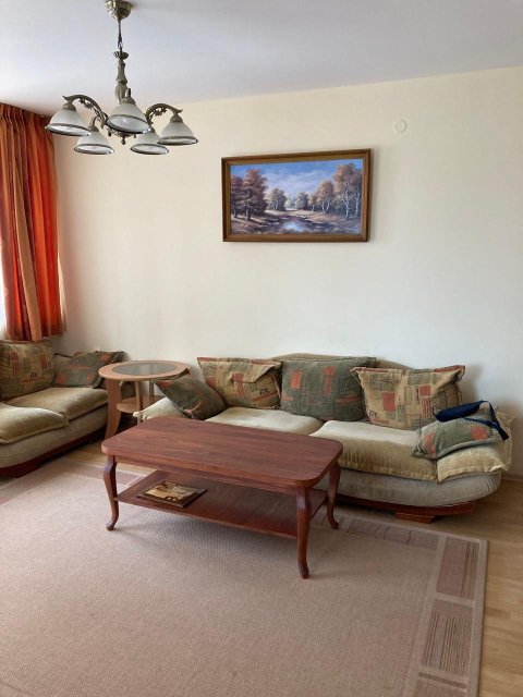 Spacious two-bedroom apartment in the first row to the sea in Privilege Fort, Elenite