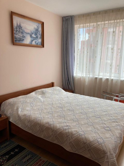 Spacious two-bedroom apartment in the first row to the sea in Privilege Fort, Elenite