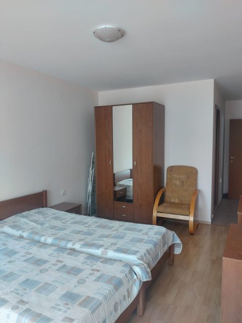 Spacious two-bedroom apartment in the first row to the sea in Privilege Fort, Elenite