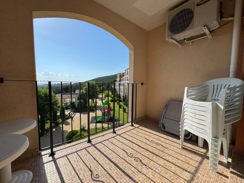 Spacious studio with sea view in Crown Fort Club – Sveti Vlas