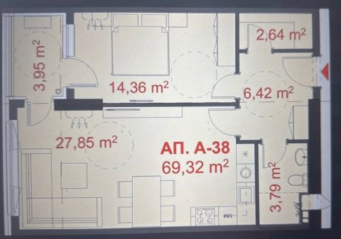 1+1 Central Park + parking