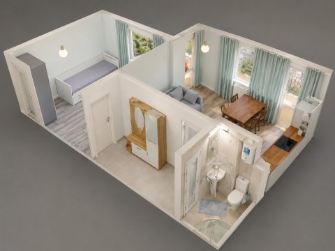 I'm selling a 2-bedroom apartment in Sunny Beach with no additional costs!