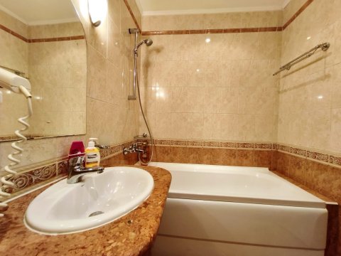SUNSET RESORT, Pomorie, in the central Sigma building | One-room apartment, 65 m² | Prime seafront location | Sea view