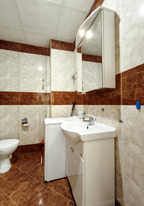 Renovated one-bedroom apartment in the Sunny Beach resort – overlooking a green garden in the Fort Knox Nessebar complex