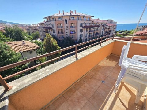 Exclusive! Furnished one-room apartment with sea view in Sveti Vlas! Only 3 minutes from the sea!