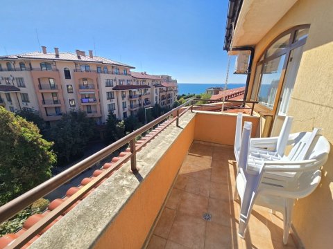 Exclusive! Furnished one-room apartment with sea view in Sveti Vlas! Only 3 minutes from the sea!