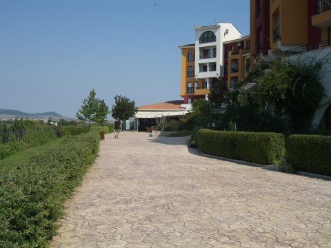 Studio with sea view in the first row of the Marina Cape complex, Aheloy