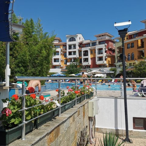 Studio with sea view in the first row of the Marina Cape complex, Aheloy