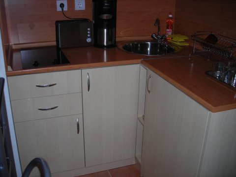 Studio with sea view in the first row of the Marina Cape complex, Aheloy