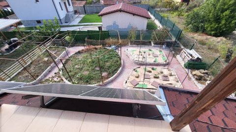 House with a large garden, 3 bedrooms and self-sufficient solar system in the village of Goritsa, municipality of Pomorie.